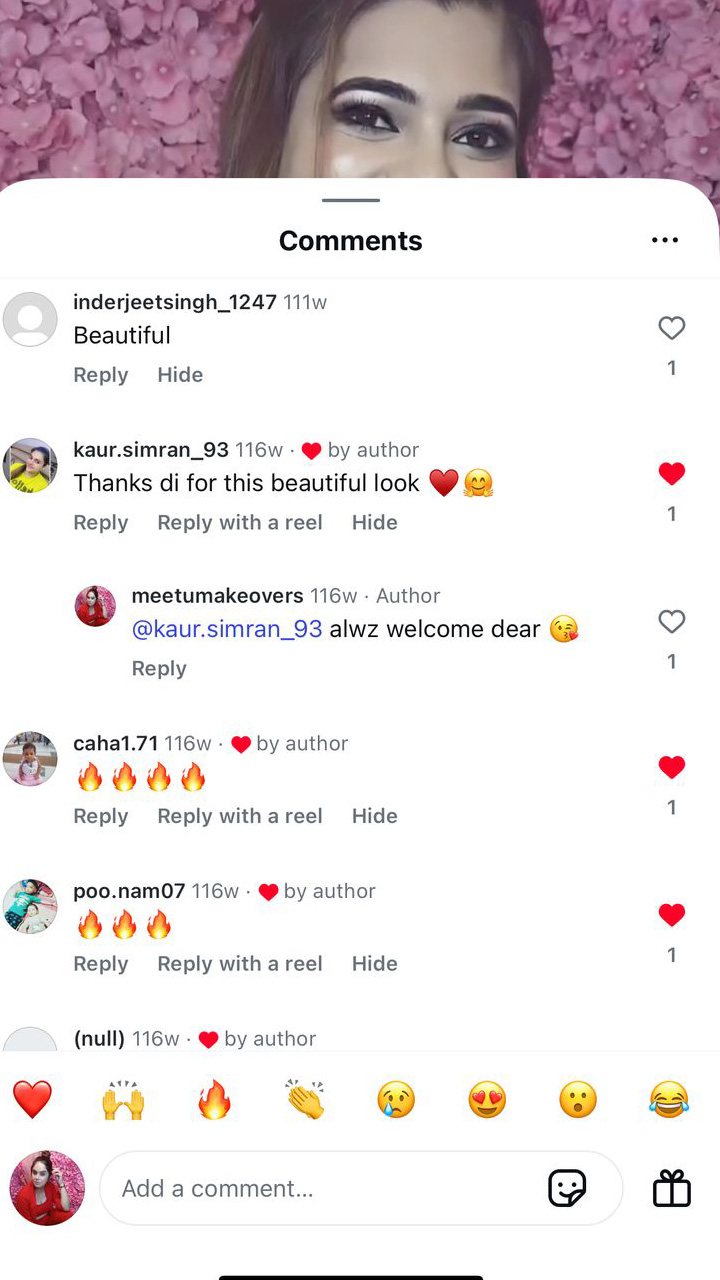 Bridal makeup service at MeetuMakeovers Delhi