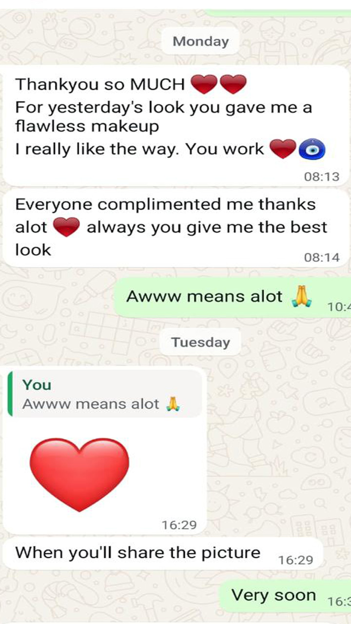 Bridal makeup service at MeetuMakeovers Delhi