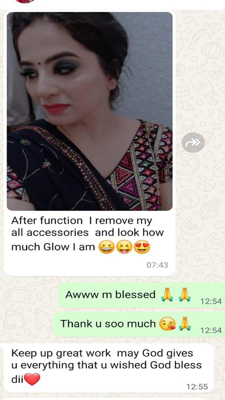 Bridal makeup service at MeetuMakeovers Delhi